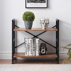 Curio Bookcase Shelf Organizer Rack for Living Room & Bedroom