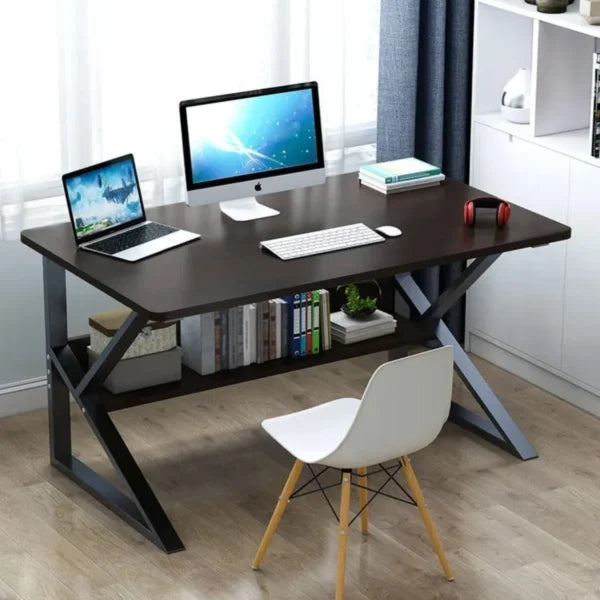 Multi-Purpose Computer Desk for Gaming, Office, and Study Use - White, 4 feet