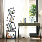 Modern Book Shelf, Storage Shelves for Living Room, Office - White, Small