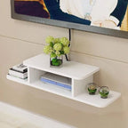 Floating Shelf, TV Shelf Wall Shelf wall mount - White, 60 inch