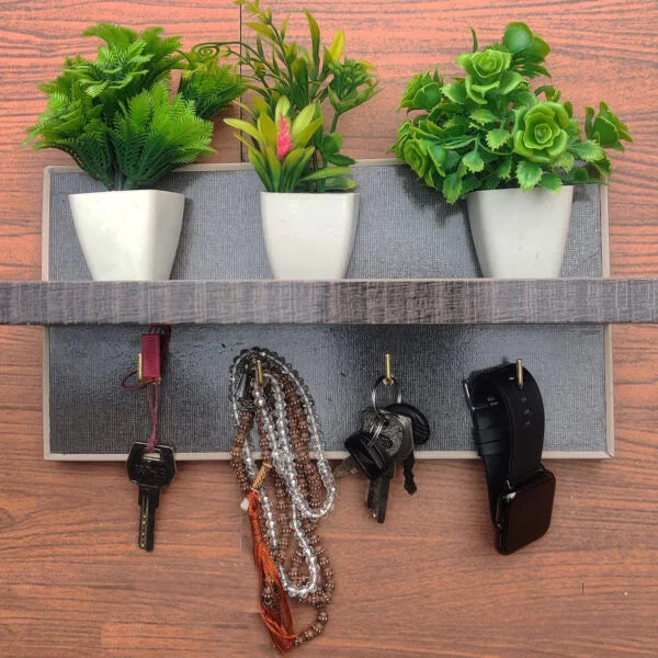 High Quality Water Proof Wooden Key Holder for Wall for home