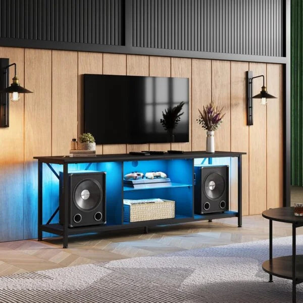 TV Stand Entertainment Center with LED