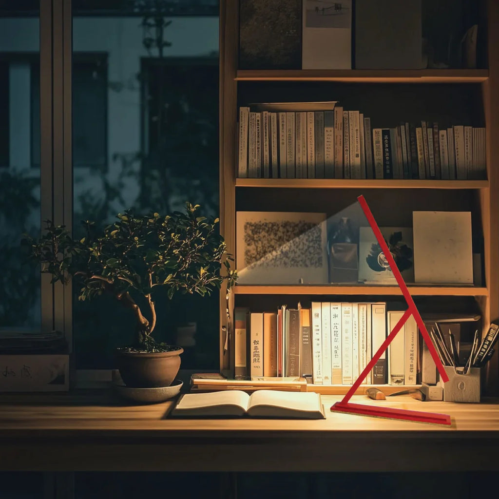 Achille Table Lamp – Handmade Minimalist Italian LED Design - Yellow