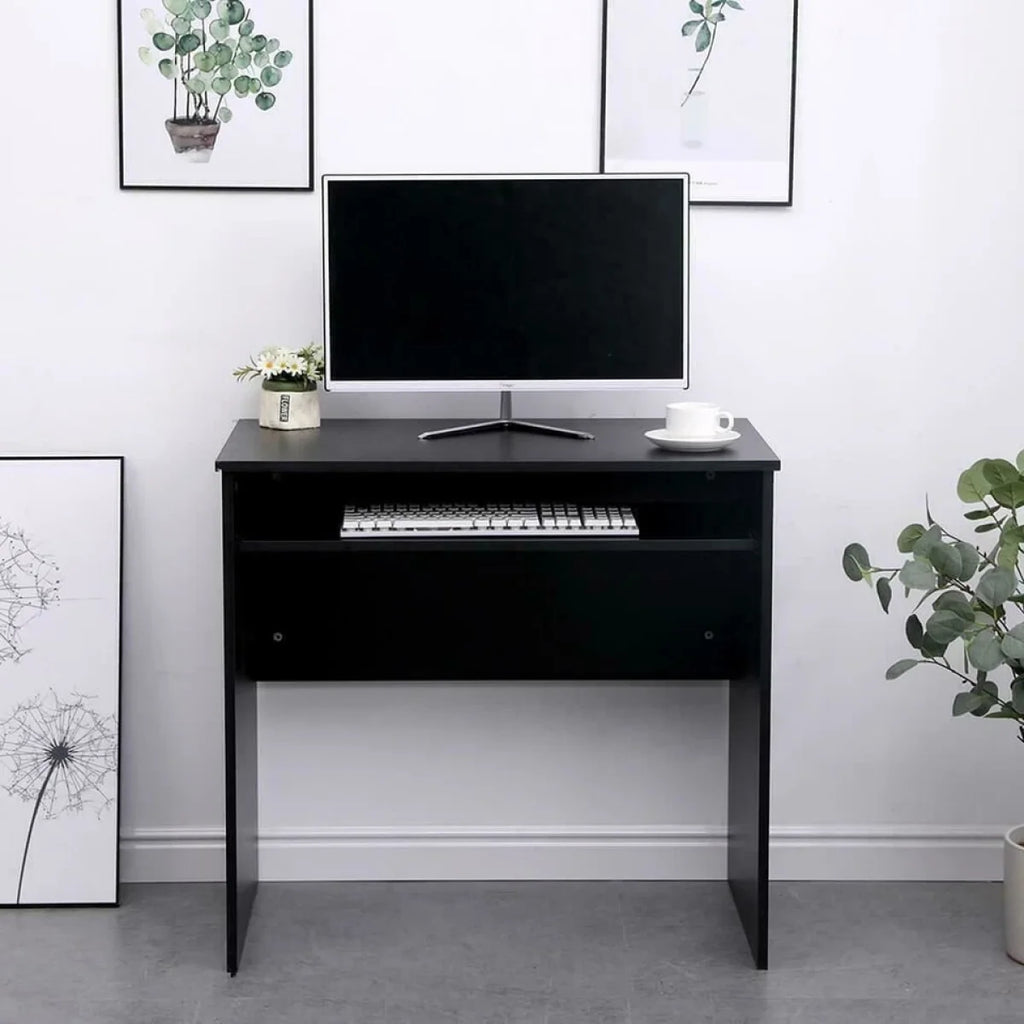 Black Computer Desk PC Laptop Table Home Office Study Workstation Gaming