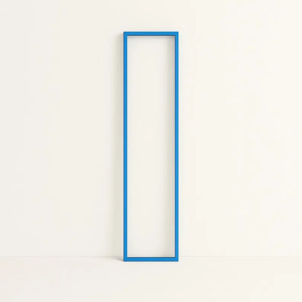 Cornice Floor Lamp | Handmade Minimalist Light Sculpture for Design Lovers - Red
