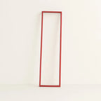 Cornice Floor Lamp | Handmade Minimalist Light Sculpture for Design Lovers - Red