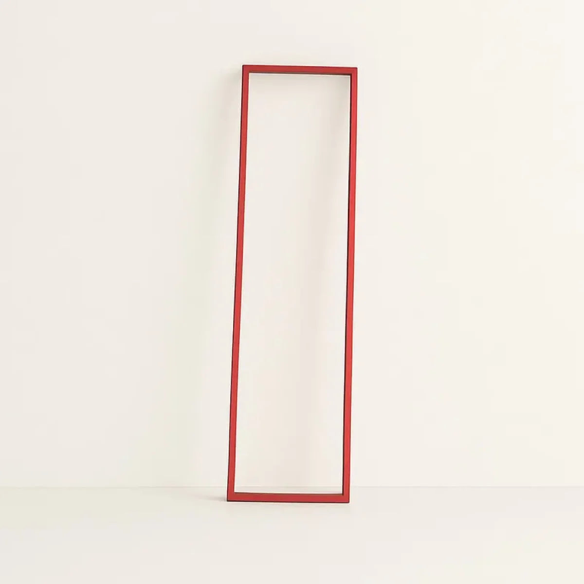 Cornice Floor Lamp | Handmade Minimalist Light Sculpture for Design Lovers - Red