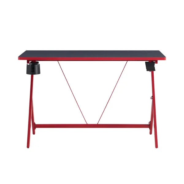 48in Red and Black Y-Leg Gaming Desk - 5 Feet