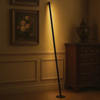 Gica Contra Floor Lamp – Handmade Minimalist Italian Light Sculpture - Blue
