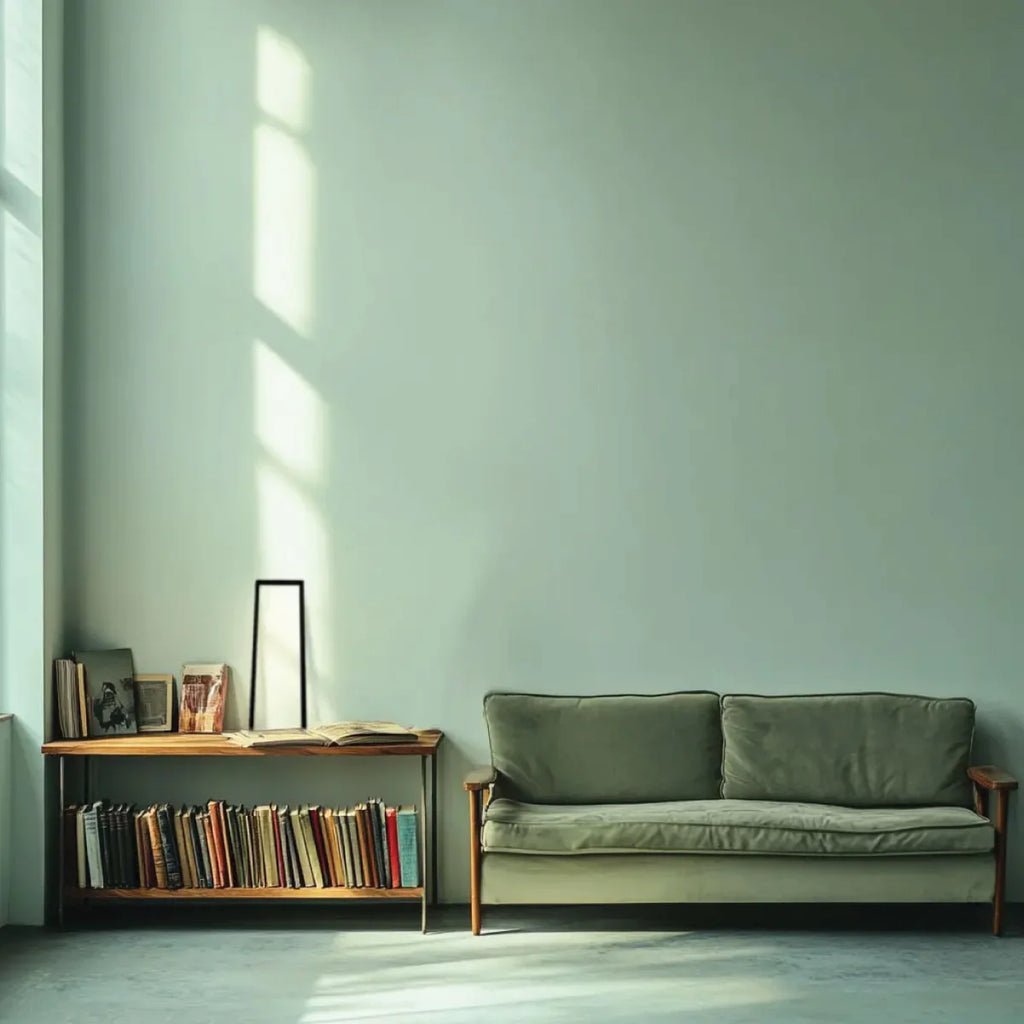 Handmade Cornice Table Lamp | Italian Minimalist Light Sculpture with Warm Ambient Glow. - Red