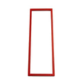 Handmade Cornice Table Lamp | Italian Minimalist Light Sculpture with Warm Ambient Glow. - Red