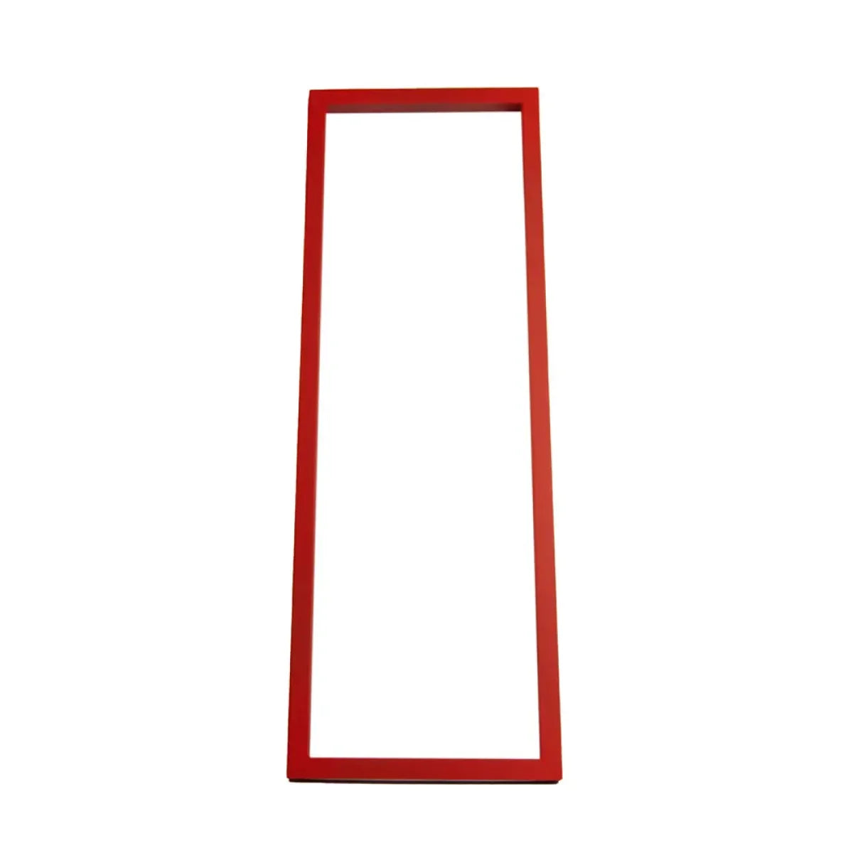 Handmade Cornice Table Lamp | Italian Minimalist Light Sculpture with Warm Ambient Glow. - Red