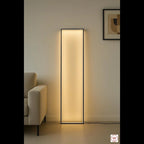 Cornice Floor Lamp | Handmade Minimalist Light Sculpture for Design Lovers - Red