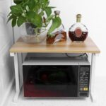 Microwave Shelf Storage Rack Utility Storage Shelf Rack Organizer Adjustable