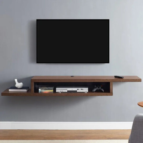 Stylish Elegant Wooden Wall-Mounted Shelf Rack – Space-Saving Design - Image 4