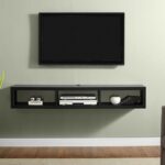 LED TV shelf Wall mounted Lcd racks Wall Mounted Media Console Floating TV Shelf