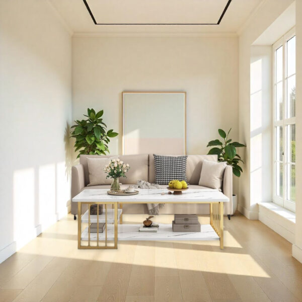 Luxury Modern Minimalist Home Living Room Simple Small Table - Image 2