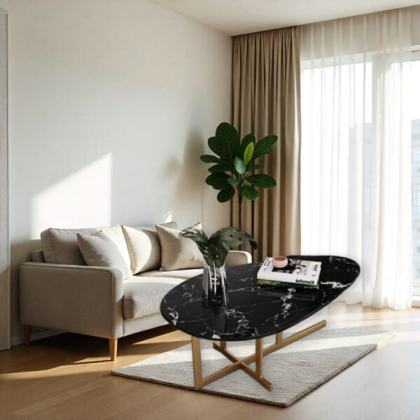 Luxury Modern Minimalist Small Table for Living Room Decor - Image 2