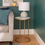 Elegant Round Marble Sheet Side Table