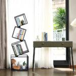 Modern Book Shelf, Storage Shelves for Living Room, Office