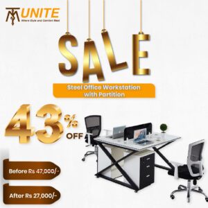 Simple Design 2-4-6 People Steel Office Workstation Table With Partition