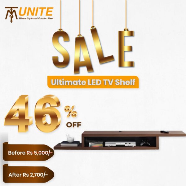 The Ultimate LED TV Shelf: Stylish and Functional Wall-Mounted Media Console