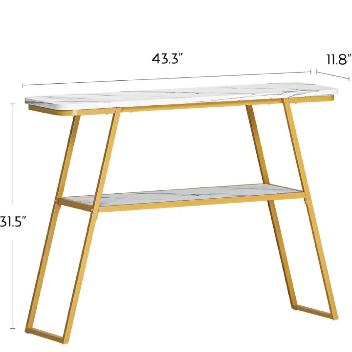 Dland Lounge Living Room Hallway Entryway Console Table - Image 3