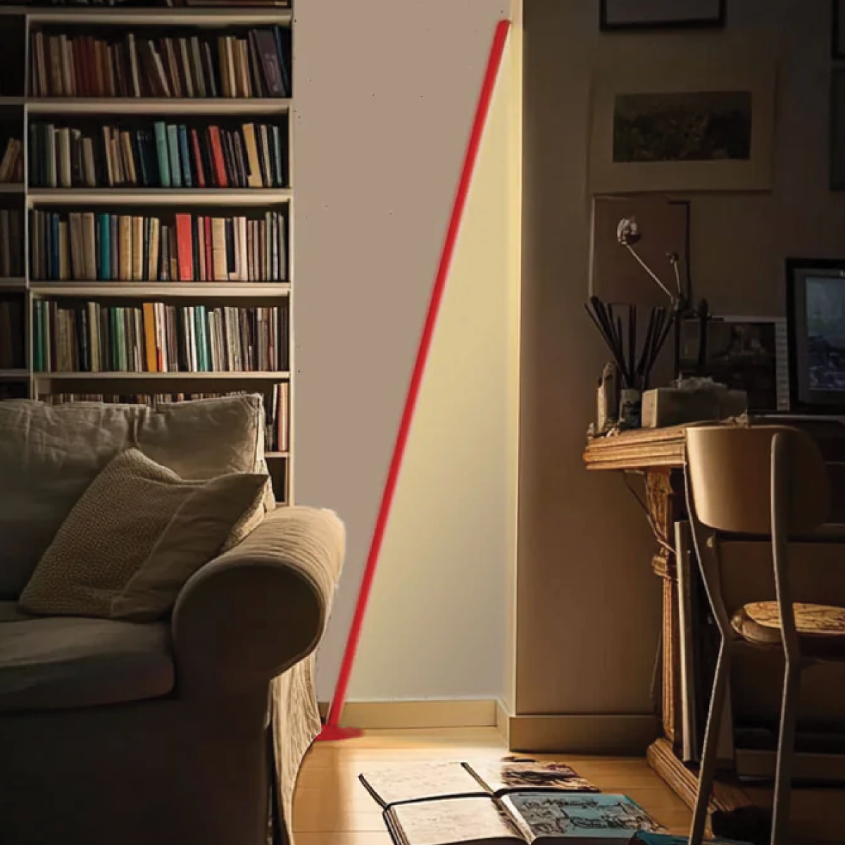 Gica Contra Floor Lamp – Handmade Minimalist Italian Light Sculpture - Image 2