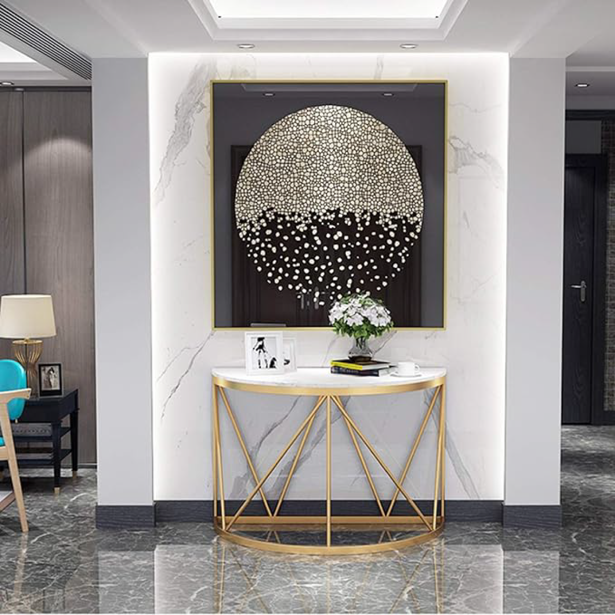 Living Room Hallway Entryway Console Table - Image 3