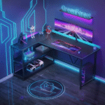 L Shaped Desk 66 inch Corner Desk with Storage Shelf Writing Computer Desk Saving Space for Home Office PC Workstation Laptop Table, White (customised )