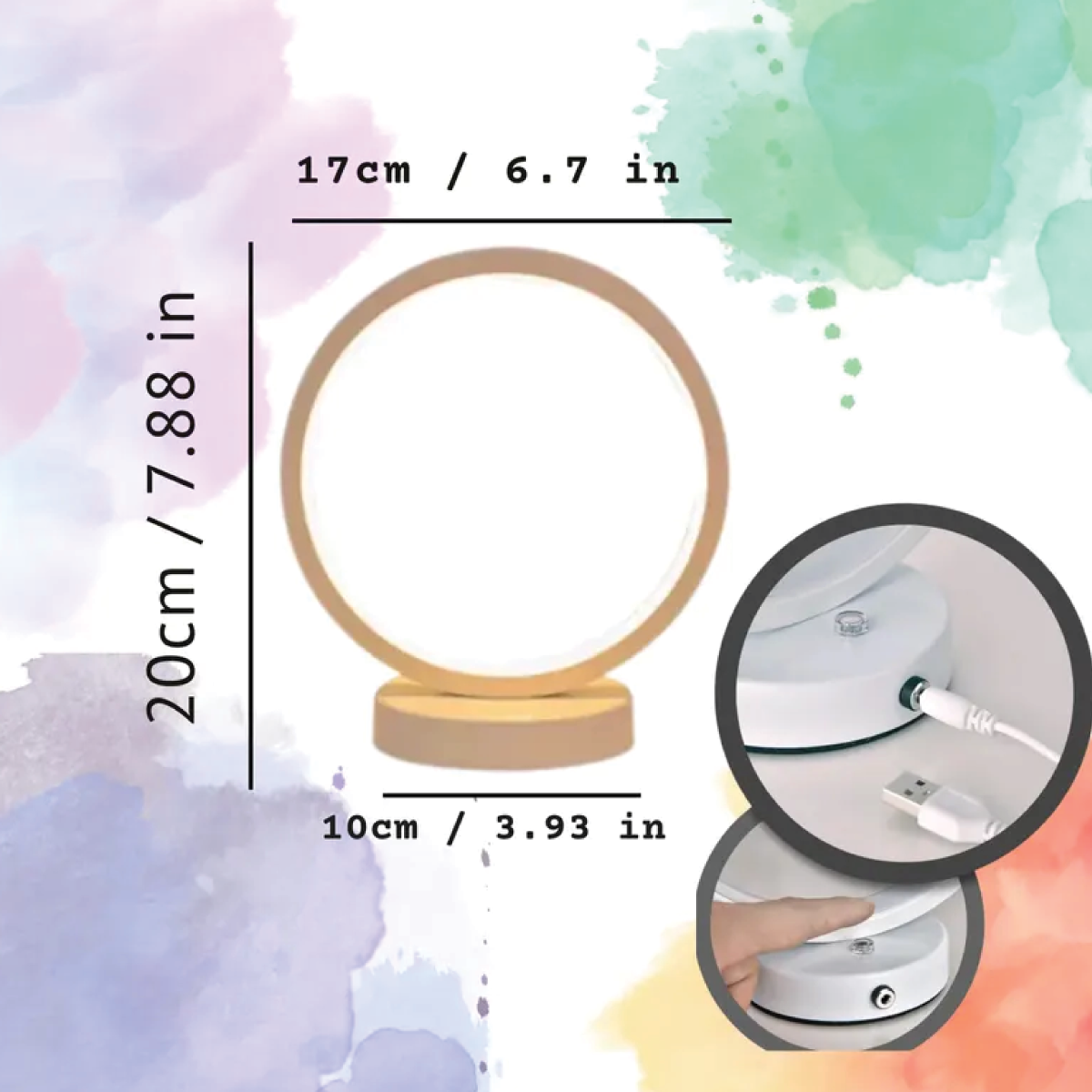 LED Touch Bedside Lamp – Reading & Desk Light - Image 2