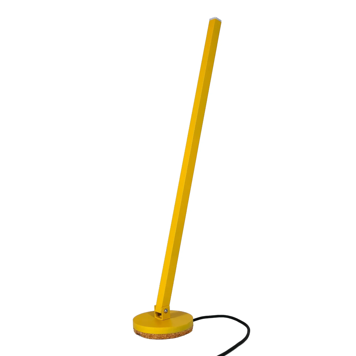 Handmade Red Gica Contra Table Lamp | Italian Minimalist Light Sculpture with Warm Glow - Image 7