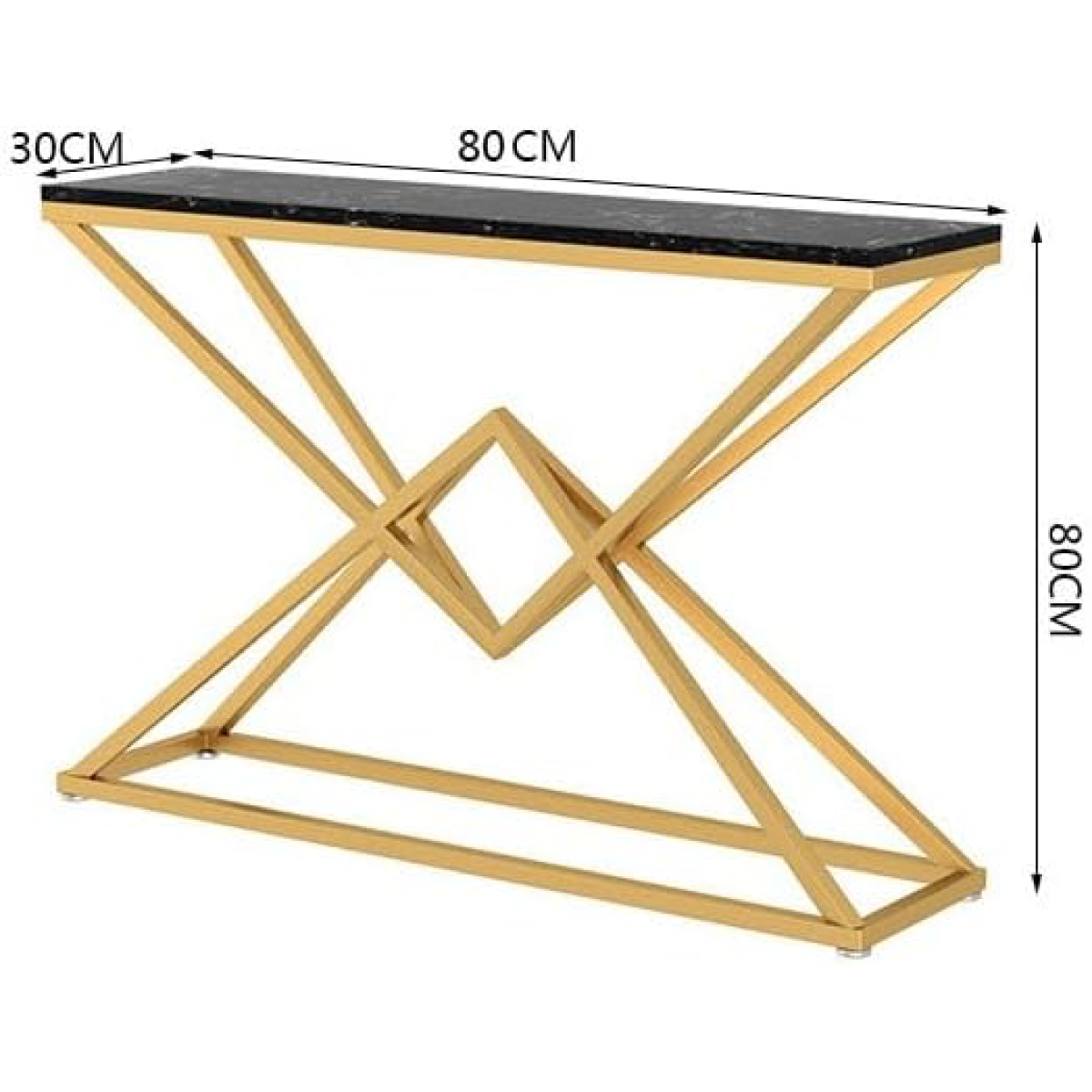 Pyramid Hallway Console Living Lounge Facing Table - Image 2