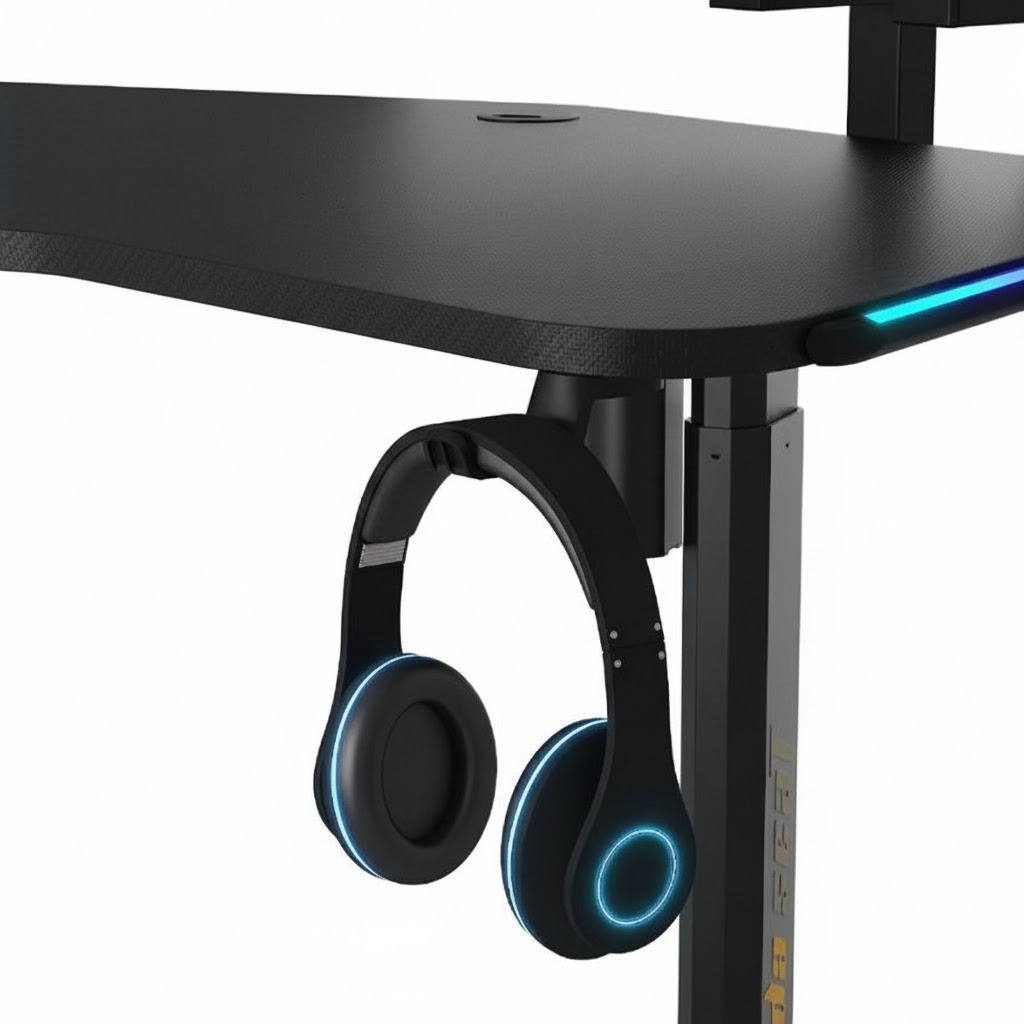 Anda Seat Shadow Warrior Gaming Desk | RGB Monitor-Stand Desk - Image 2