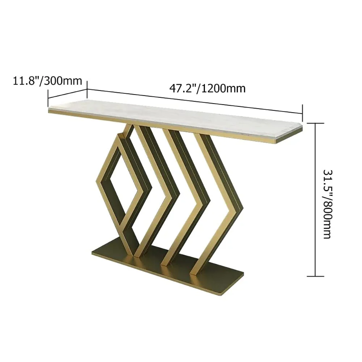 Living Lounge Entryway Drawing Room Console Table - Image 3